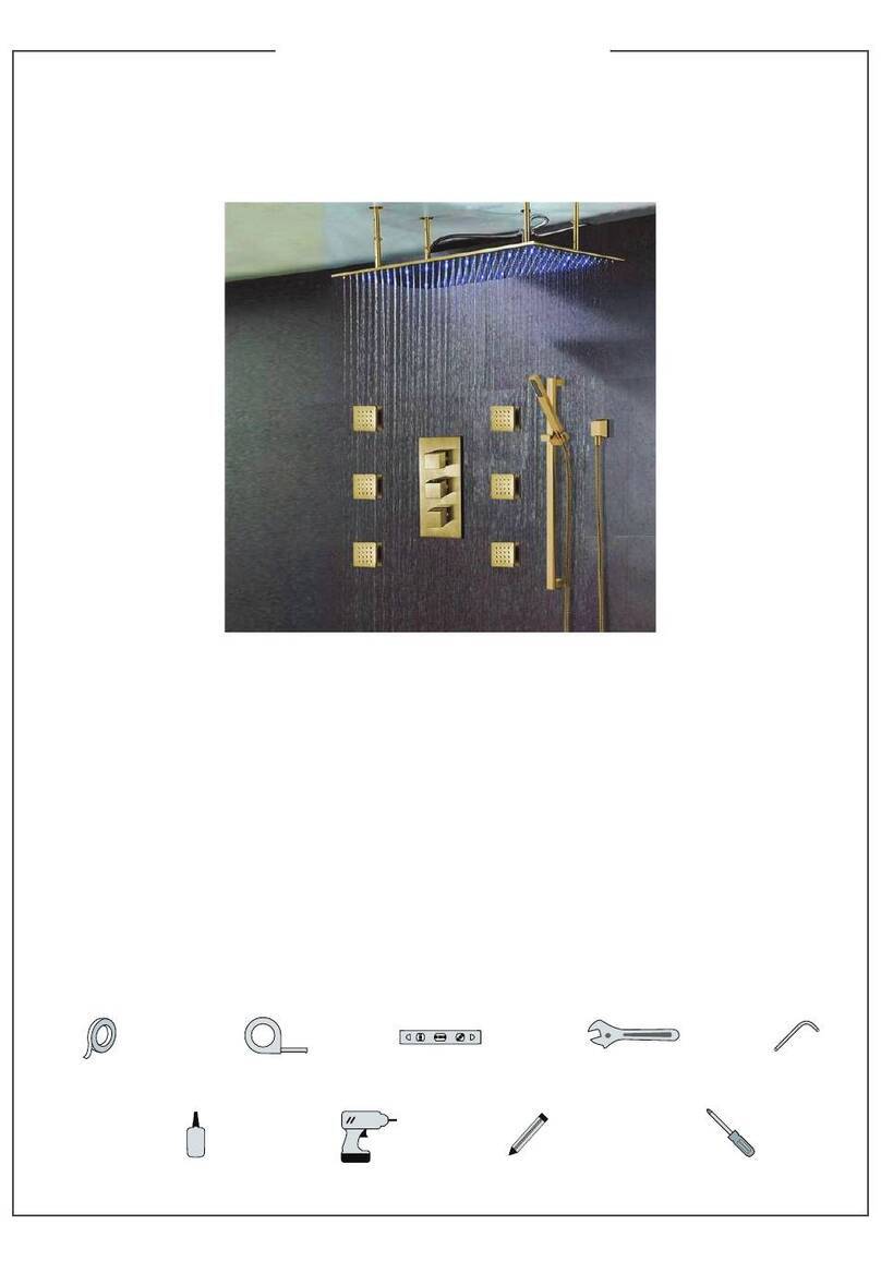 Fontana Showers FS147SBG installation instructions Fontana Showers FS147SBG installation instructions