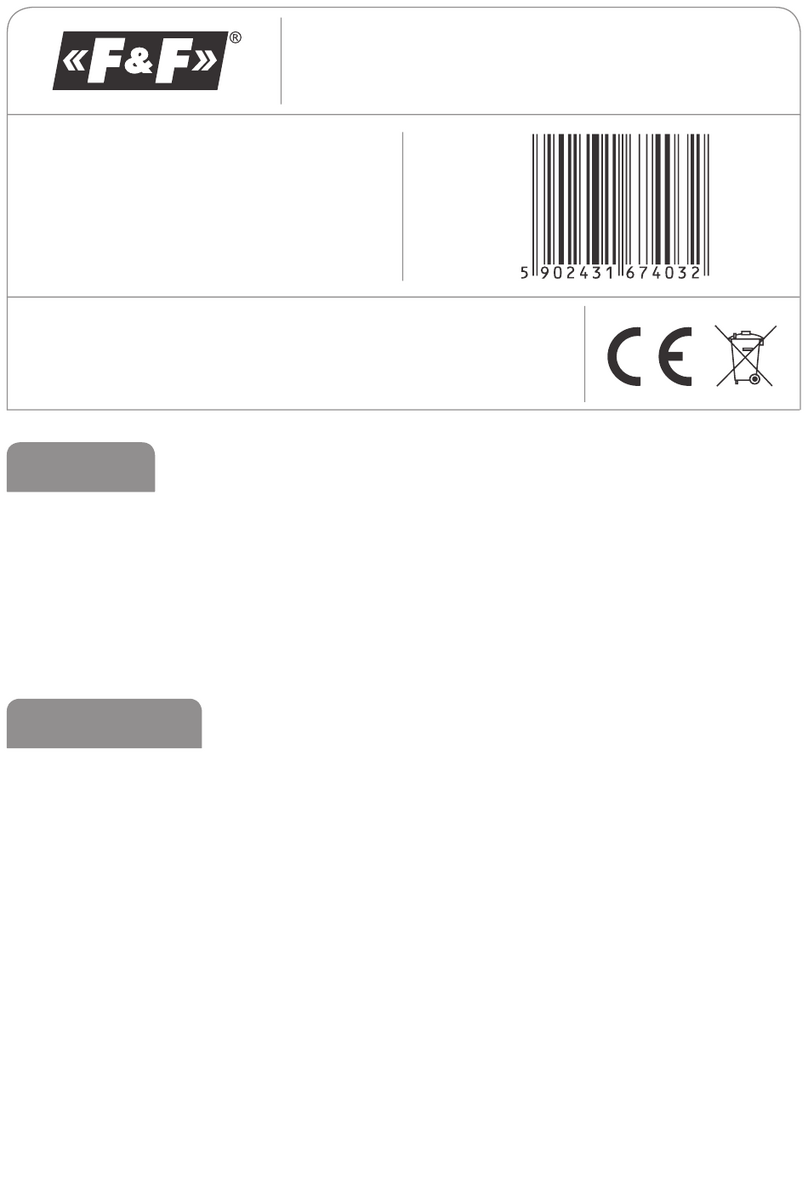 F&F BIS-411B User manual