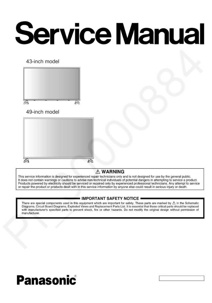Panasonic TH-43E410T Service manual