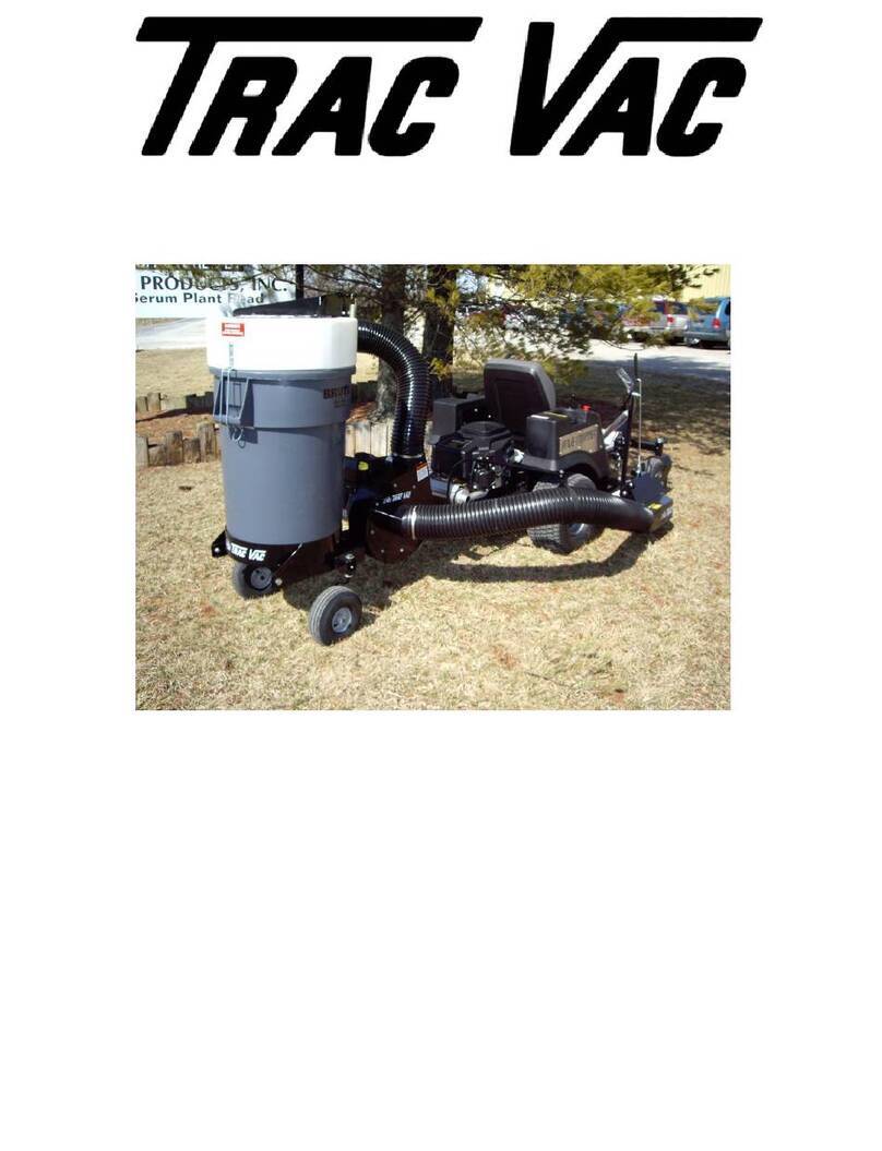 Trac Vac 452-DIC/DH Operating and assembly manual