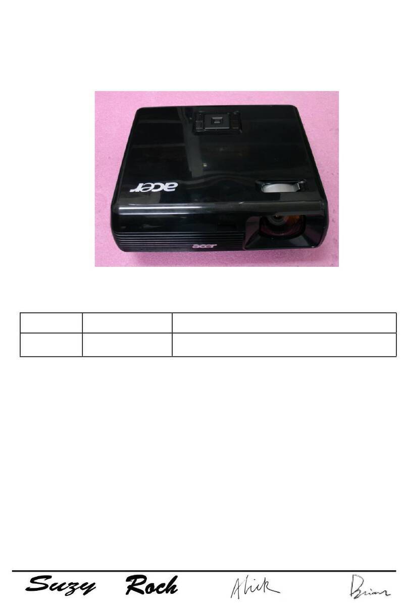 Acer S1200 Series Service manual