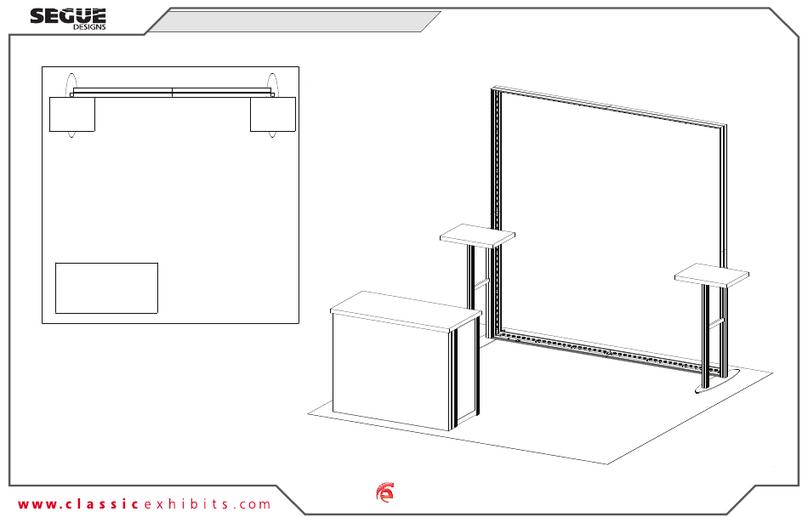 Classic Exhibits SEGUE DESIGNS VK-1970 Setup instructions
