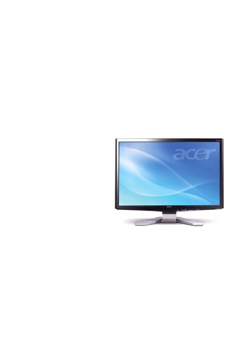 Acer P221W User manual