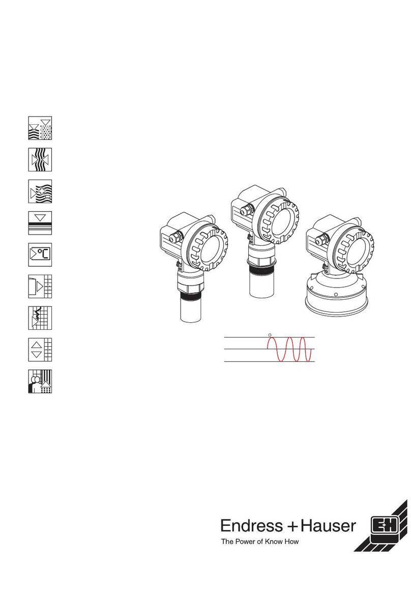Endress+Hauser FMU 40 User manual