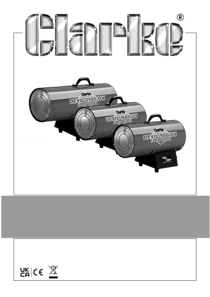Clarke 900DV User manual Clarke 900DV User manual