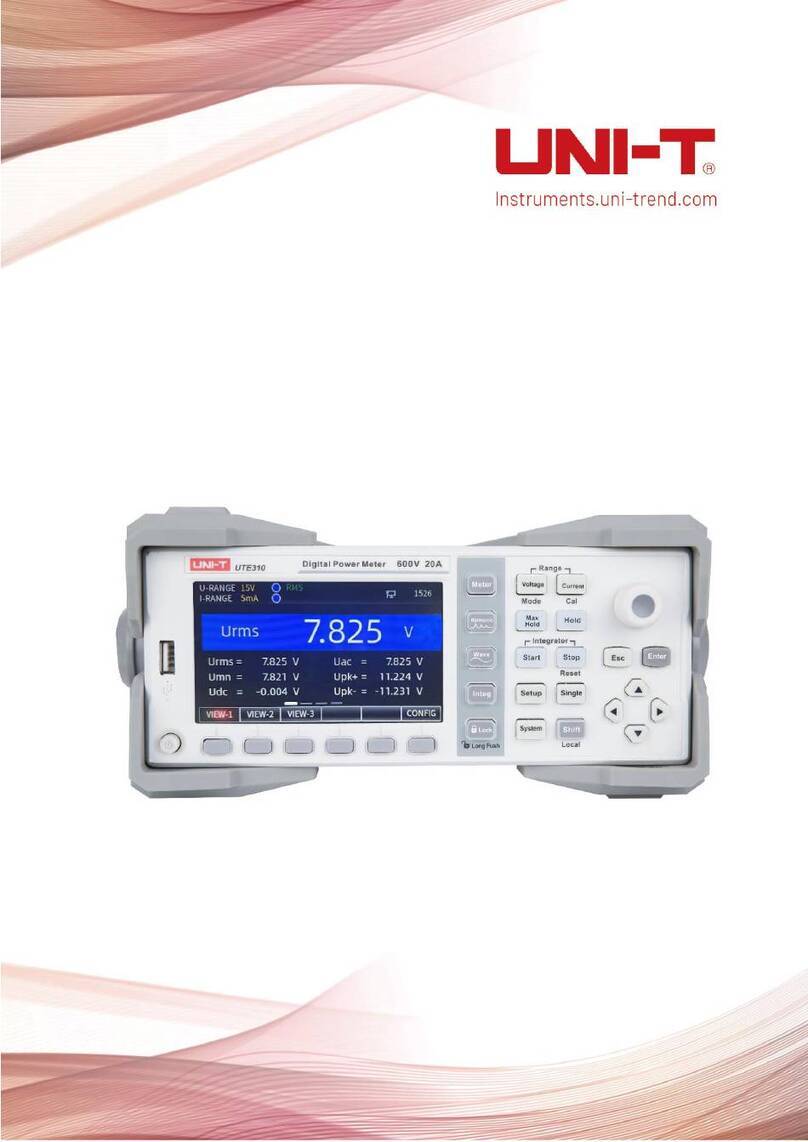 Unit UTE310 User manual