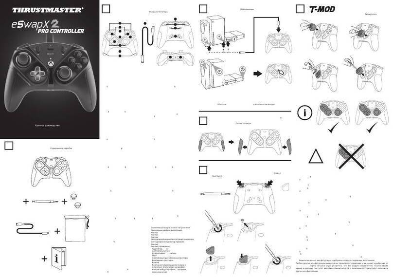 Thrustmaster eSwapX 2 PRO User manual Thrustmaster eSwapX 2 PRO User manual