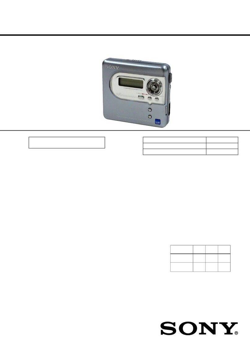 Sony MZ-NH600 User manual Sony MZ-NH600 User manual