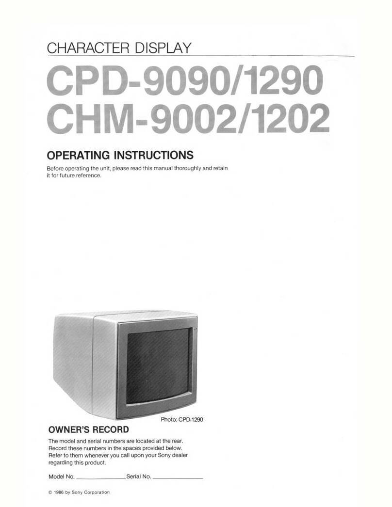 Sony CPD-9090 User manual Sony CPD-9090 User manual