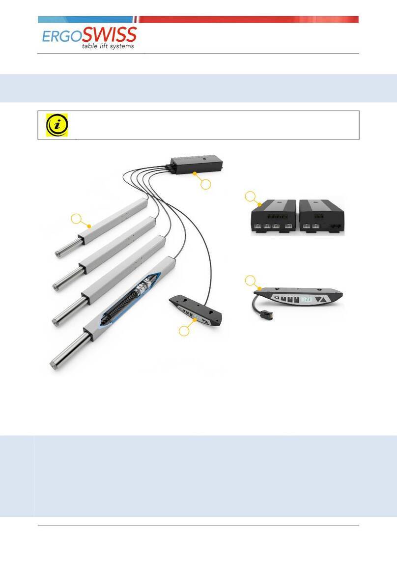 Ergoswiss SLA 13 Series User manual