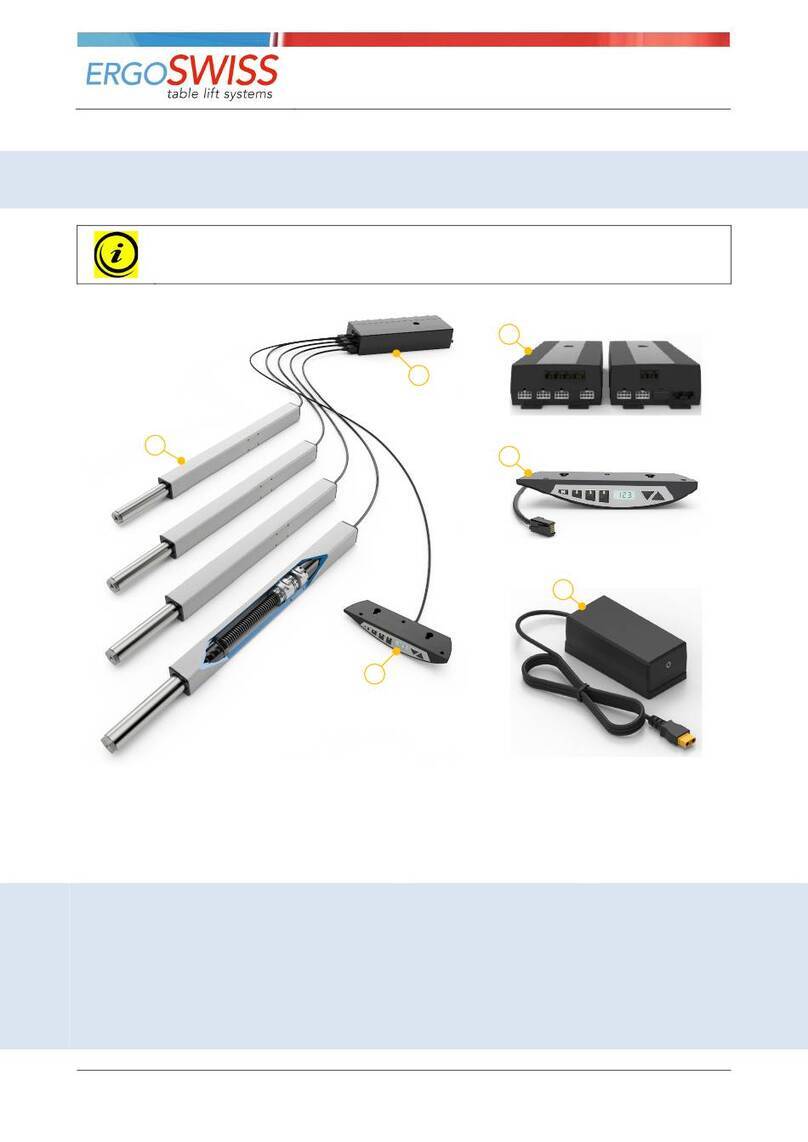 Ergoswiss SLA 13 Series User manual