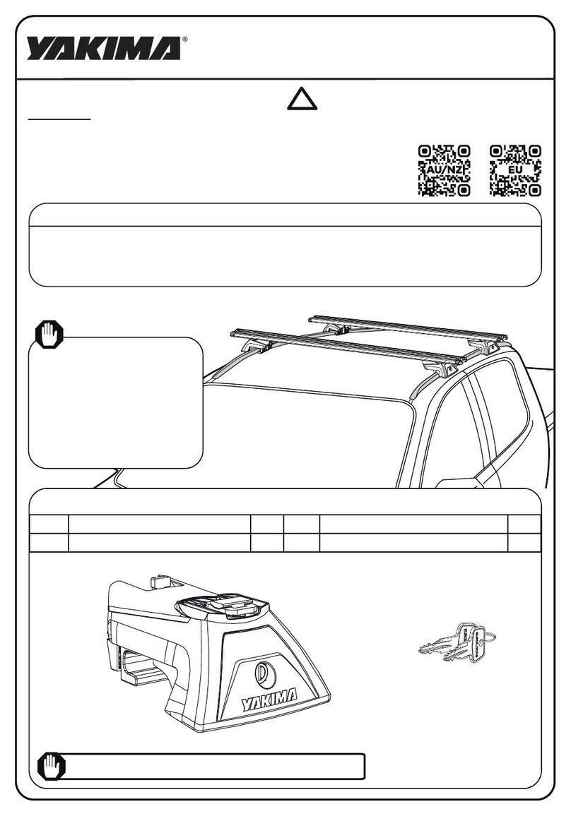 Yakima LockNLoad 9831007 manual