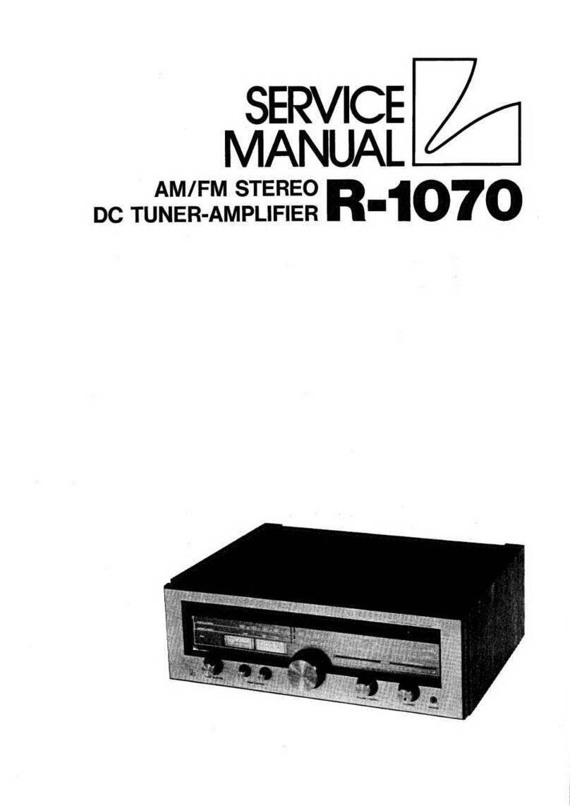 Luxman R-1070 User manual