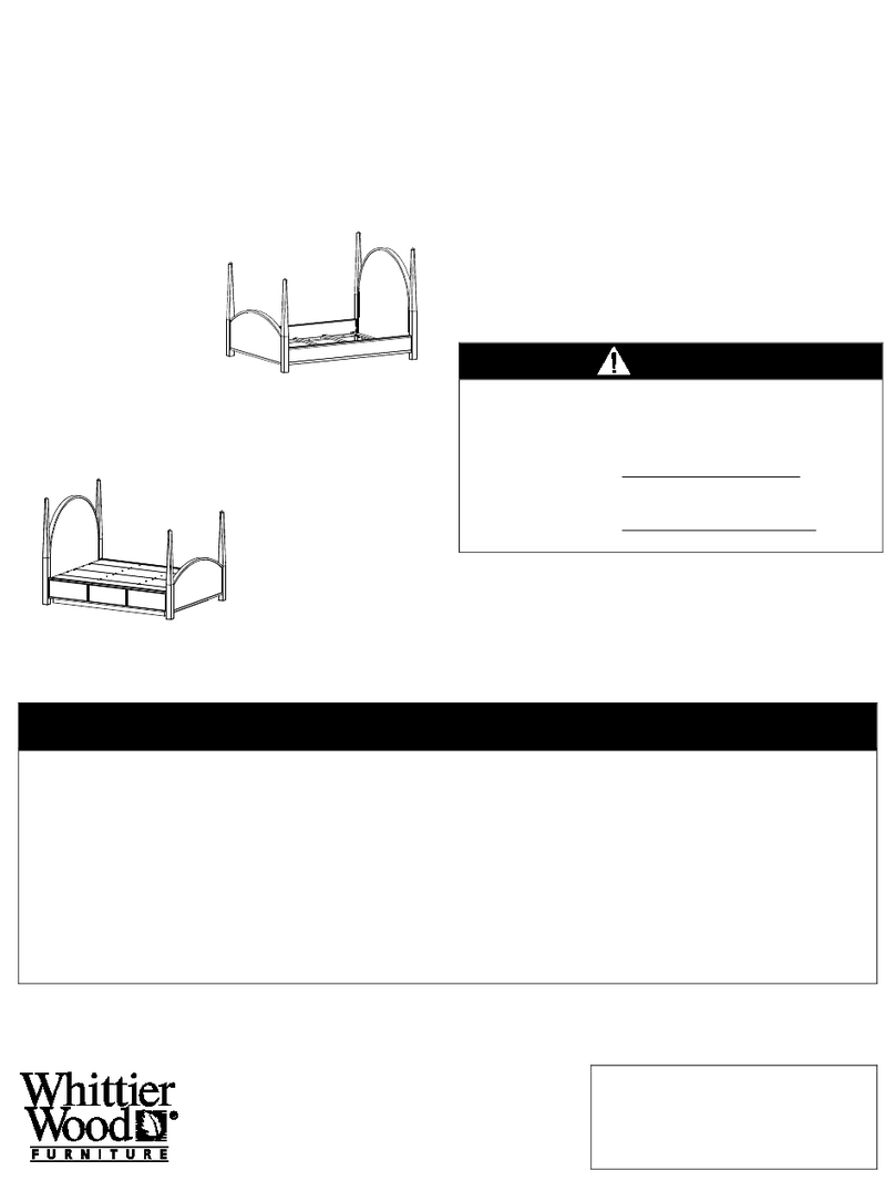Whittier Wood Furniture Catalina 3342SANa Assembly instructions