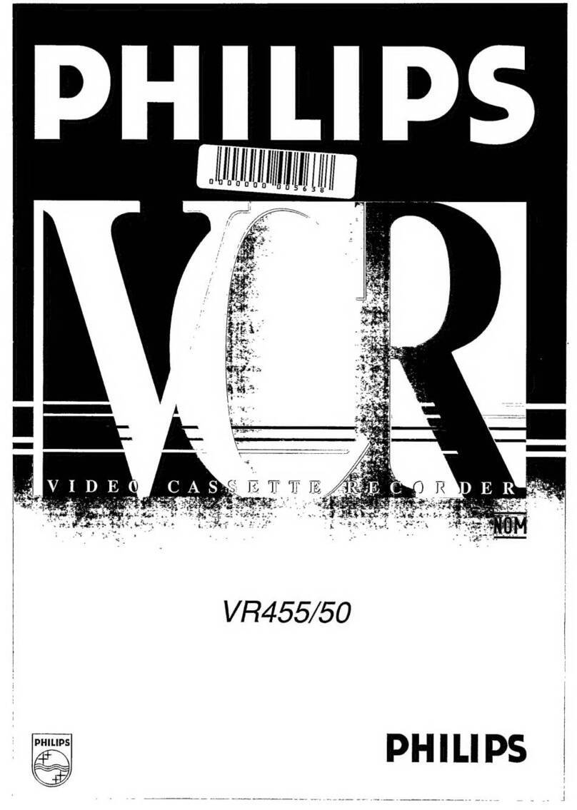Philips VR455 User manual