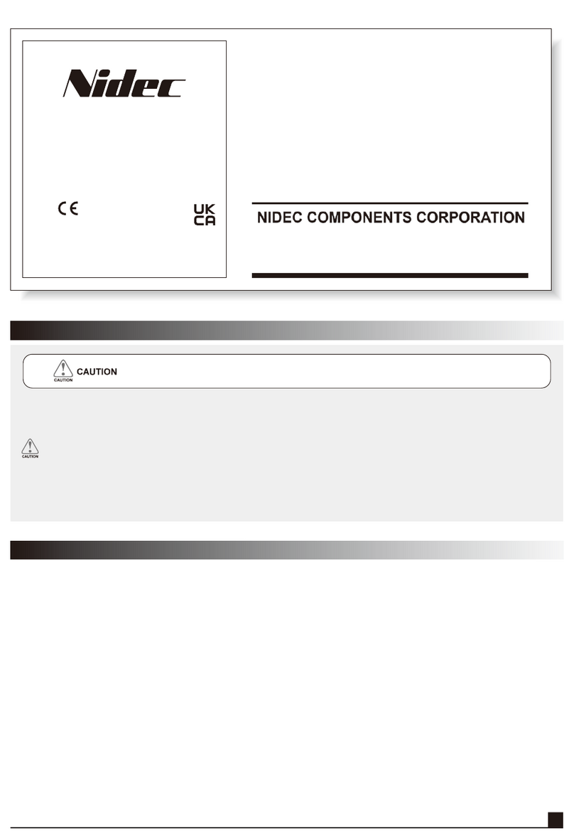 Nidec WL10 Series instruction manual