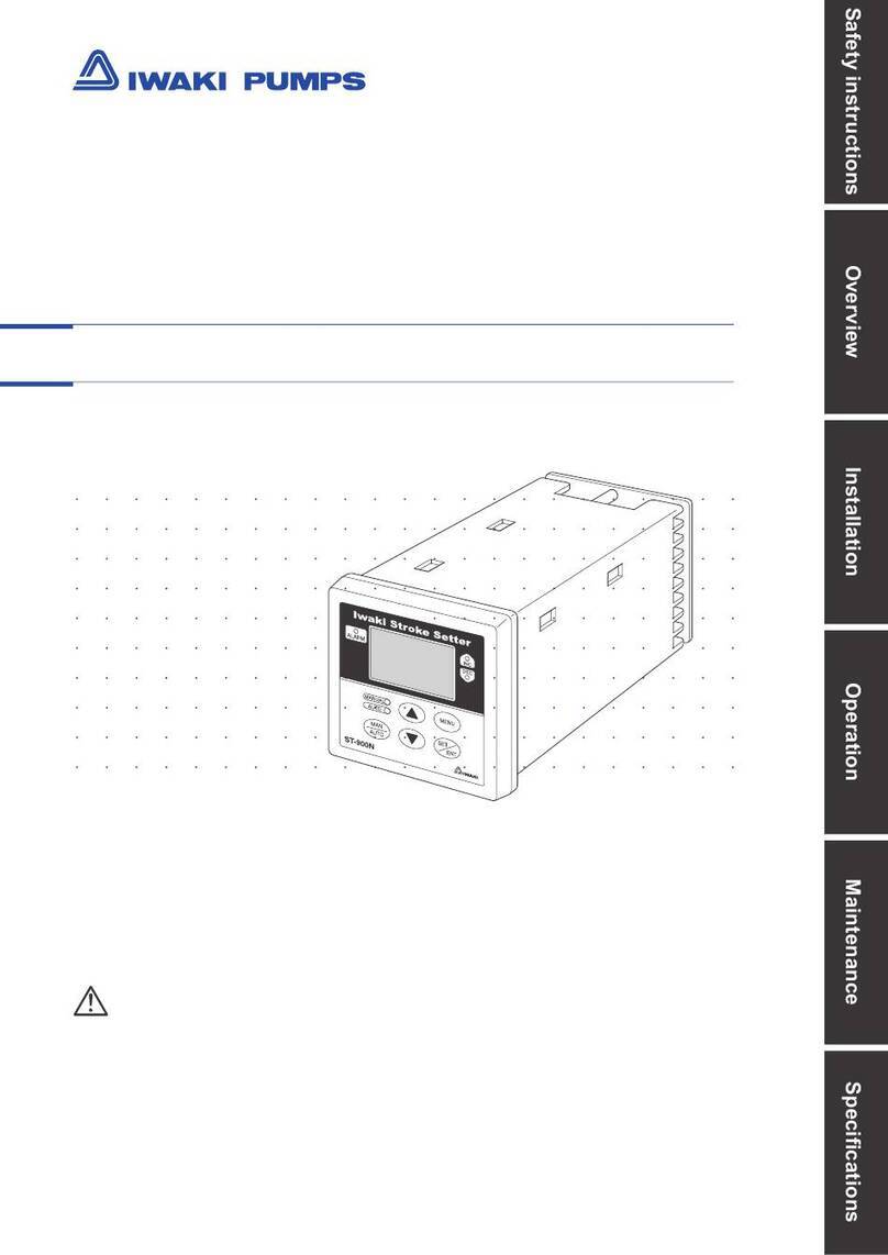 IWAKI PUMPS ST-900N instruction manual