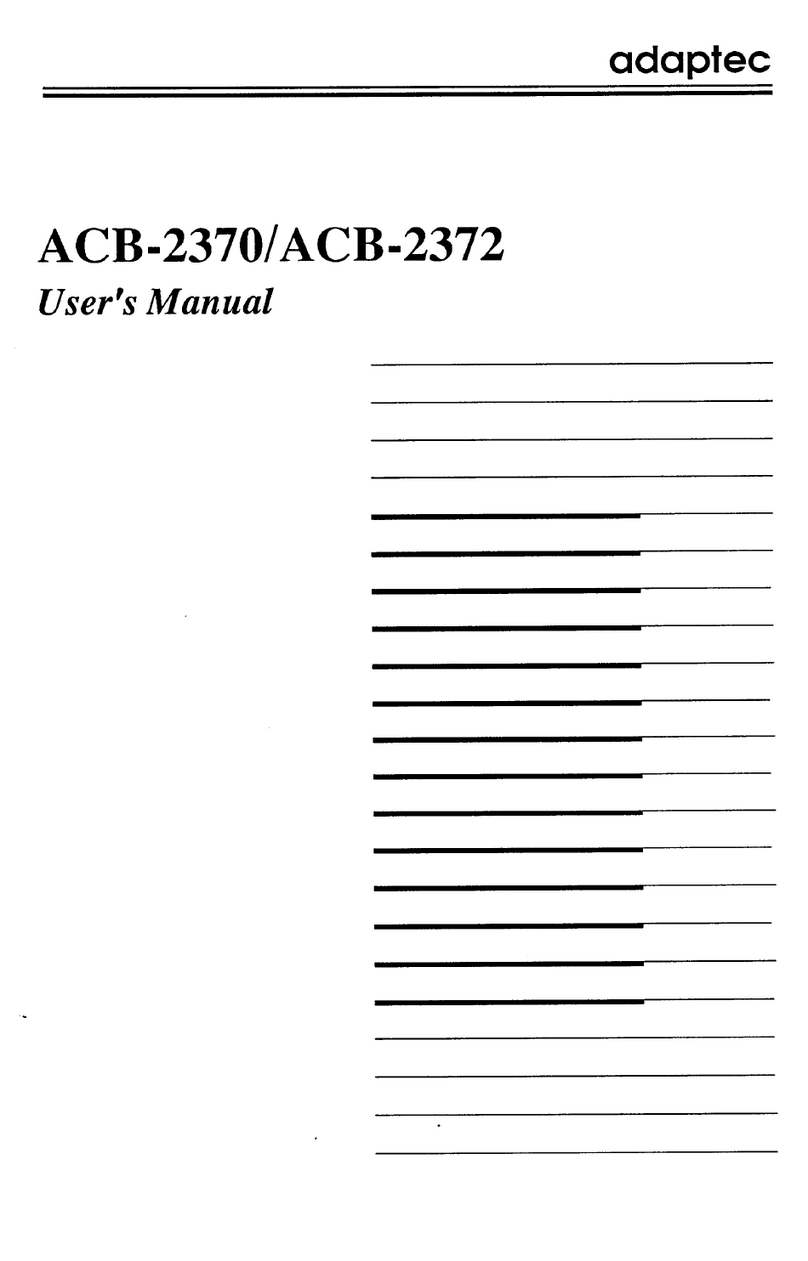 Adaptec ACB-2370 User manual