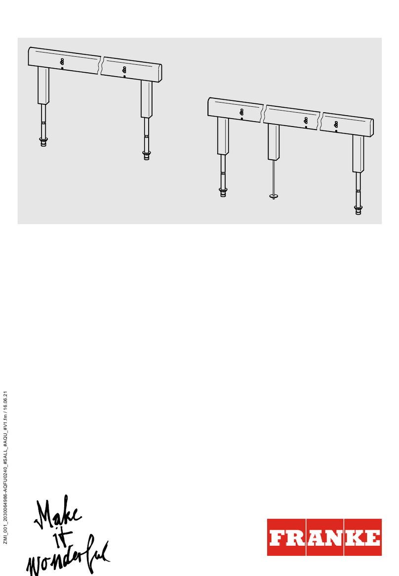 Franke AQFU0240 2030064986 User manual Franke AQFU0240 2030064986 User manual