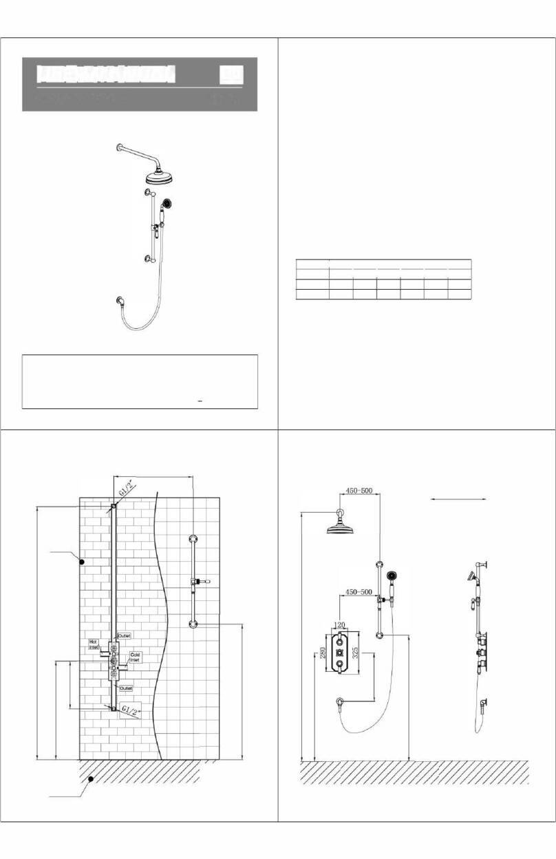 Better Bathrooms Traditional Pack CAMBBHASRK3VE user manual