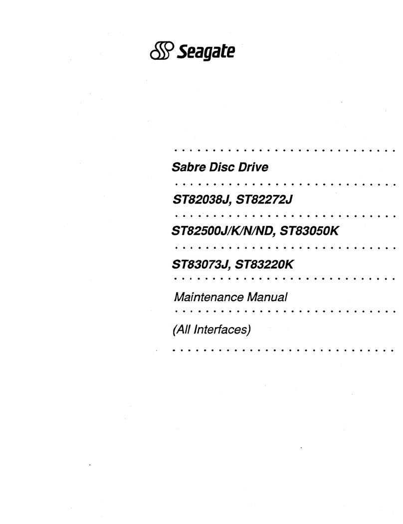 Seagate ST82038J Maintenance manual