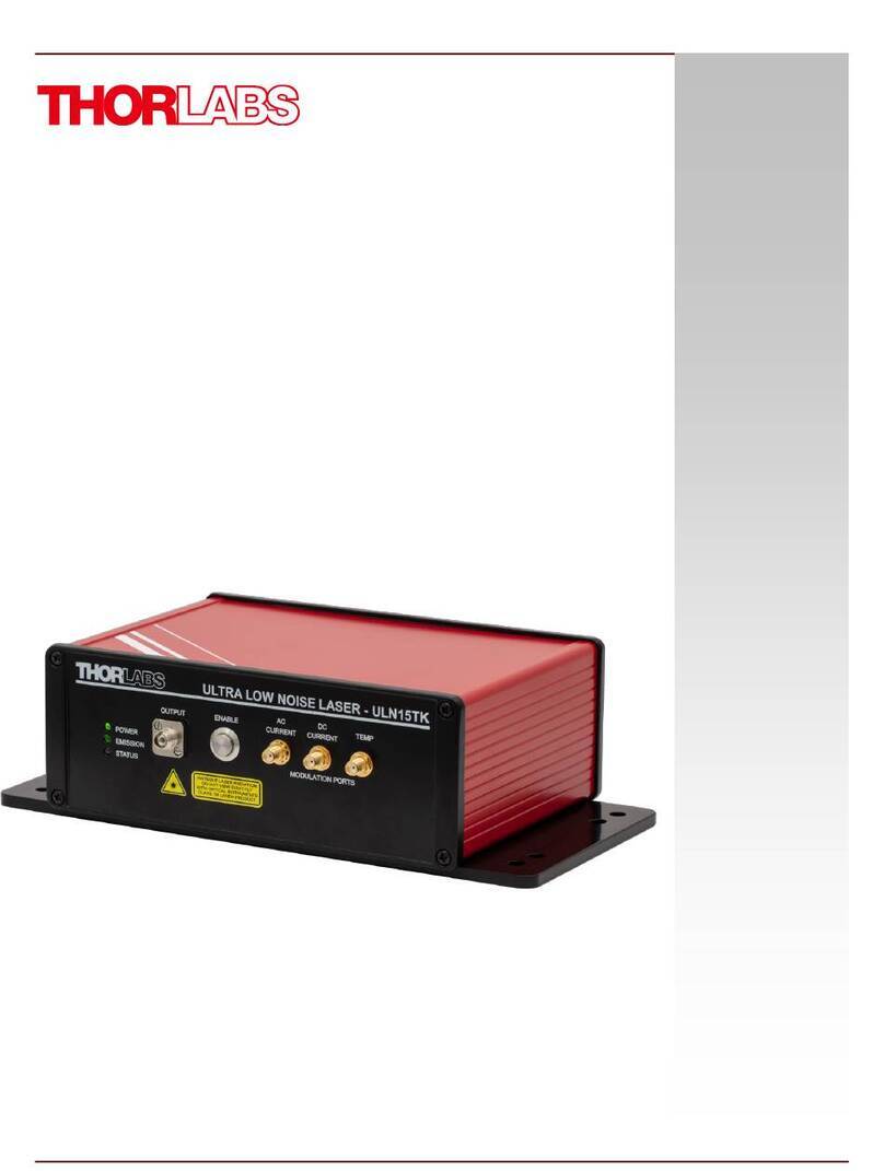 THORLABS ULN15TK User manual