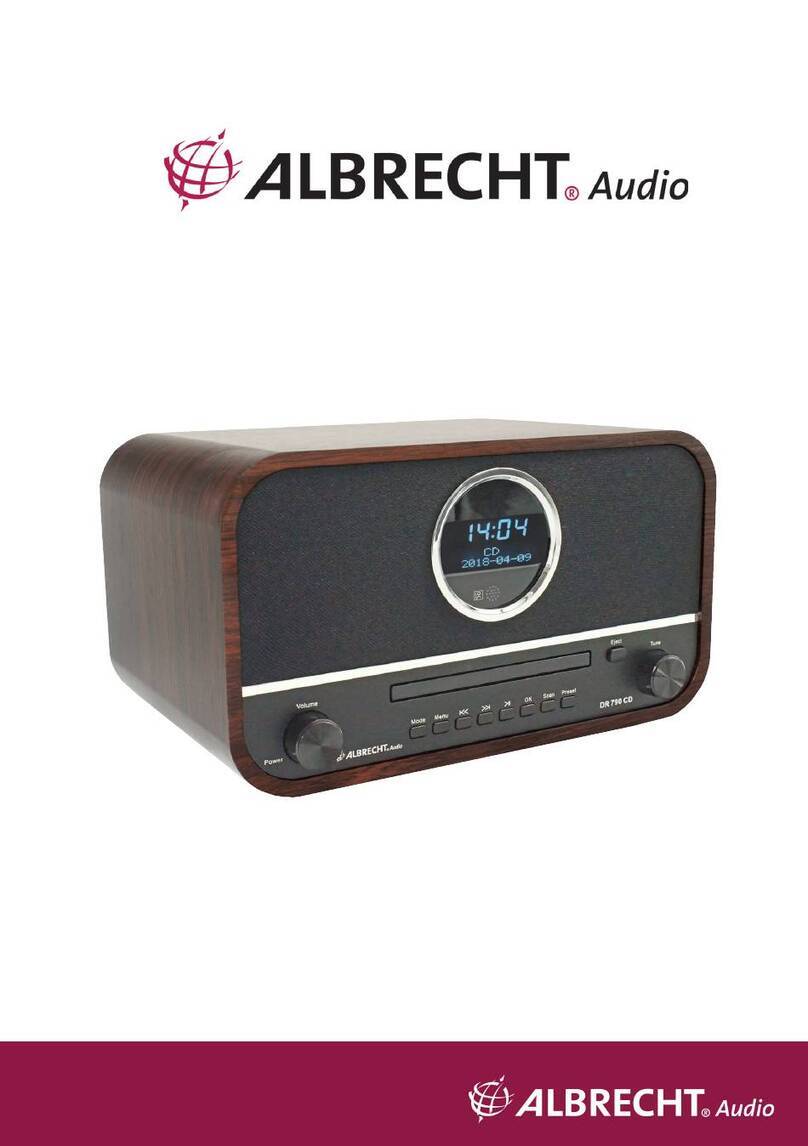 Albrecht Audio DR 970 CD manual
