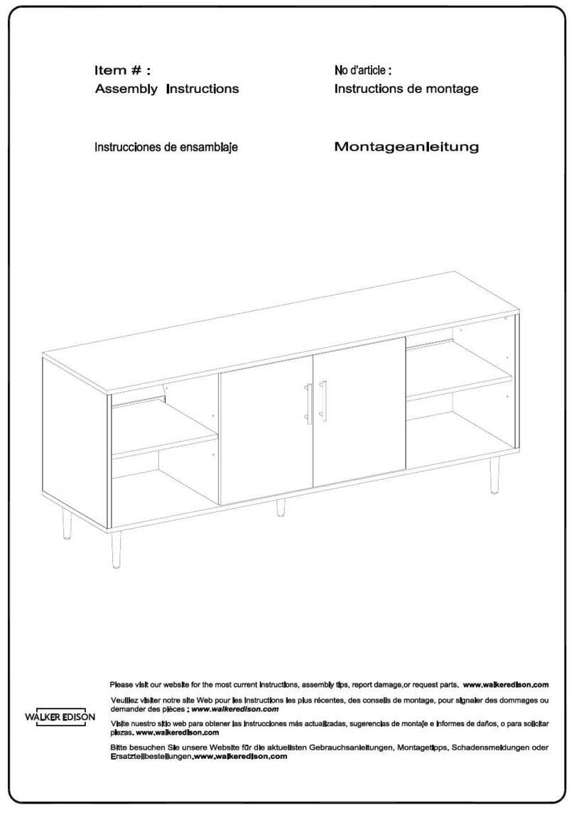 Walker Edison W58BMHP2D User manual