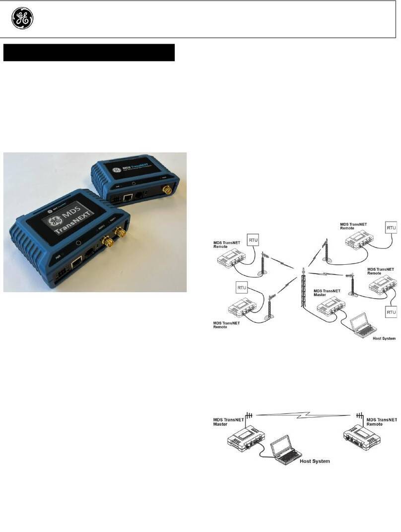 GE MDS TransNEXT quick start guide