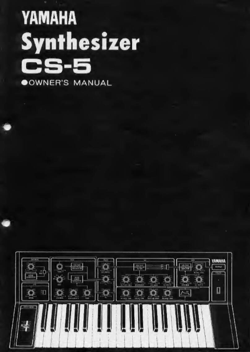 Yamaha CS-5 owner's manual