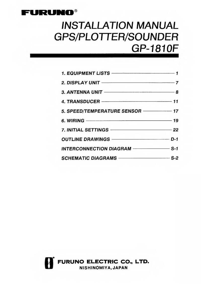 Furuno GP-1810F installation manual Furuno GP-1810F installation manual