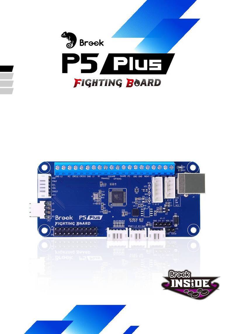 Brook P5 Plus FIGHTIG BOARD User manual