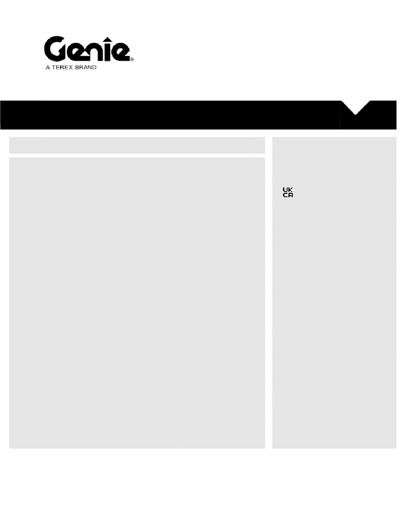 Terex Genie GS-4655 User manual Terex Genie GS-4655 User manual
