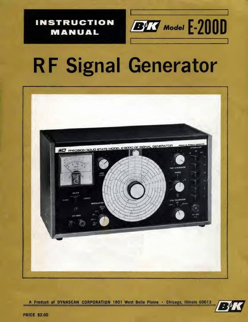 B&K E-200D instruction manual