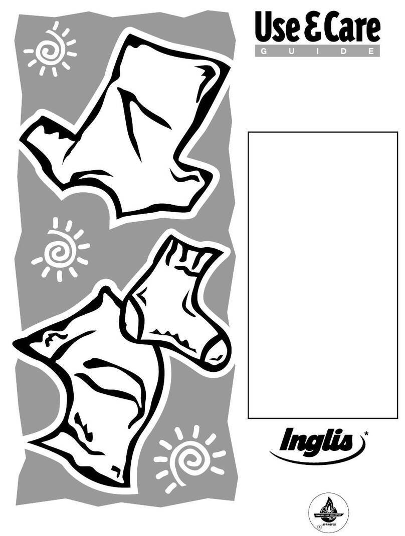 Inglis IE8204 Use & care guide