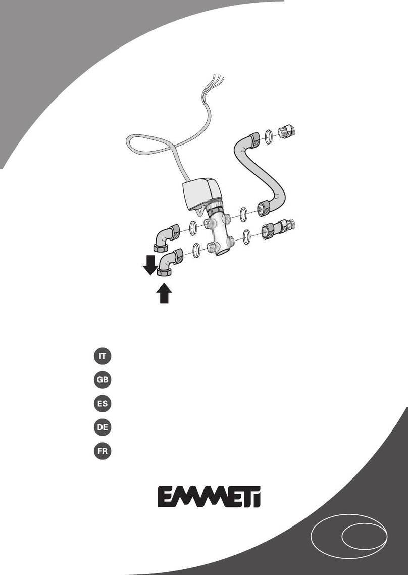 emmeti KEV 2 07514110 Installation and use manual