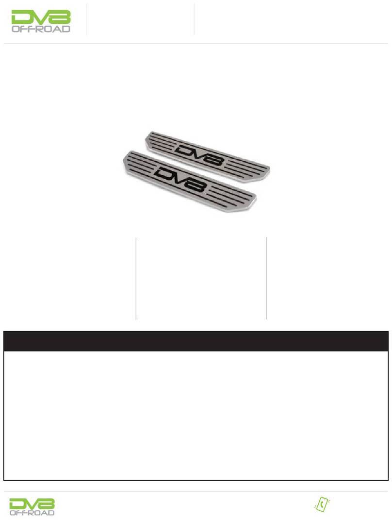 DV8 OFFROAD D-JL-180014-SIL4 User manual