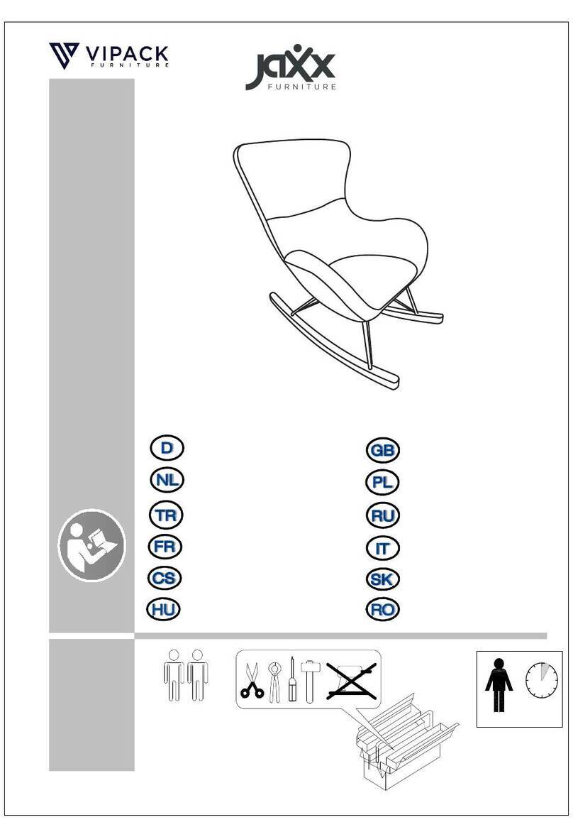 VIPACK jaxx RKST1114 Assembly instructions VIPACK jaxx RKST1114 Assembly instructions