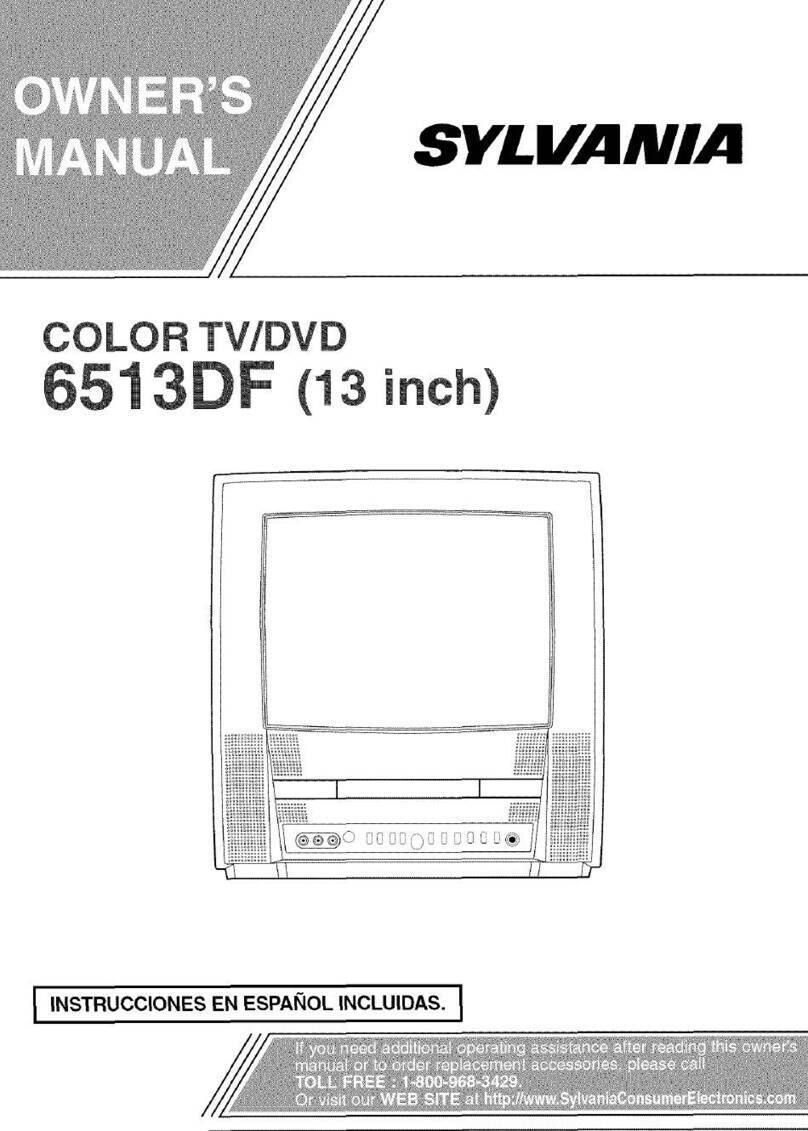 Sylvania 6513DF User manual