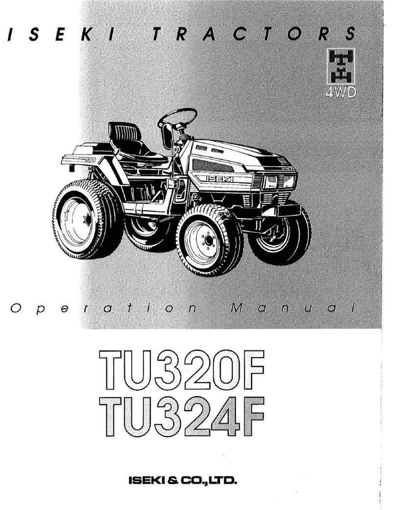 Iseki TU320F User manual