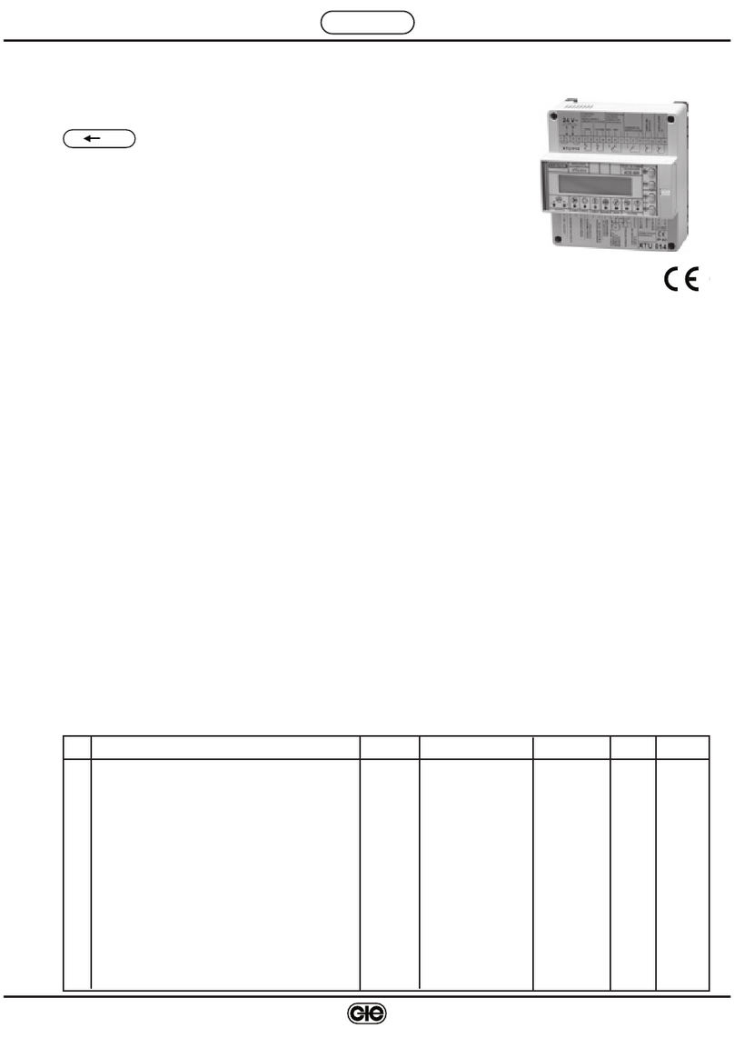 Coster XTU 614 User manual