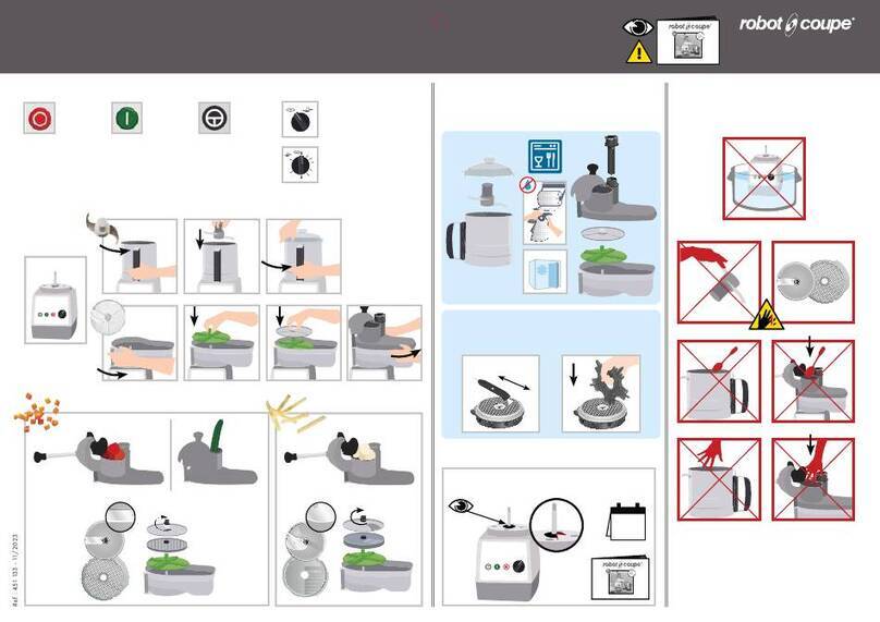 Robot Coupe R401 Maintenance and service guide