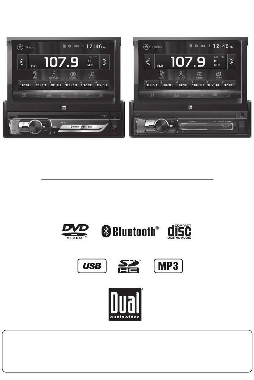 Dual Electronics Corporation XDVD600 Operating instructions