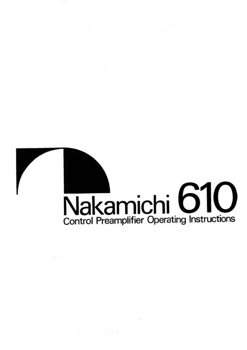 Nakamichi 610 User manual