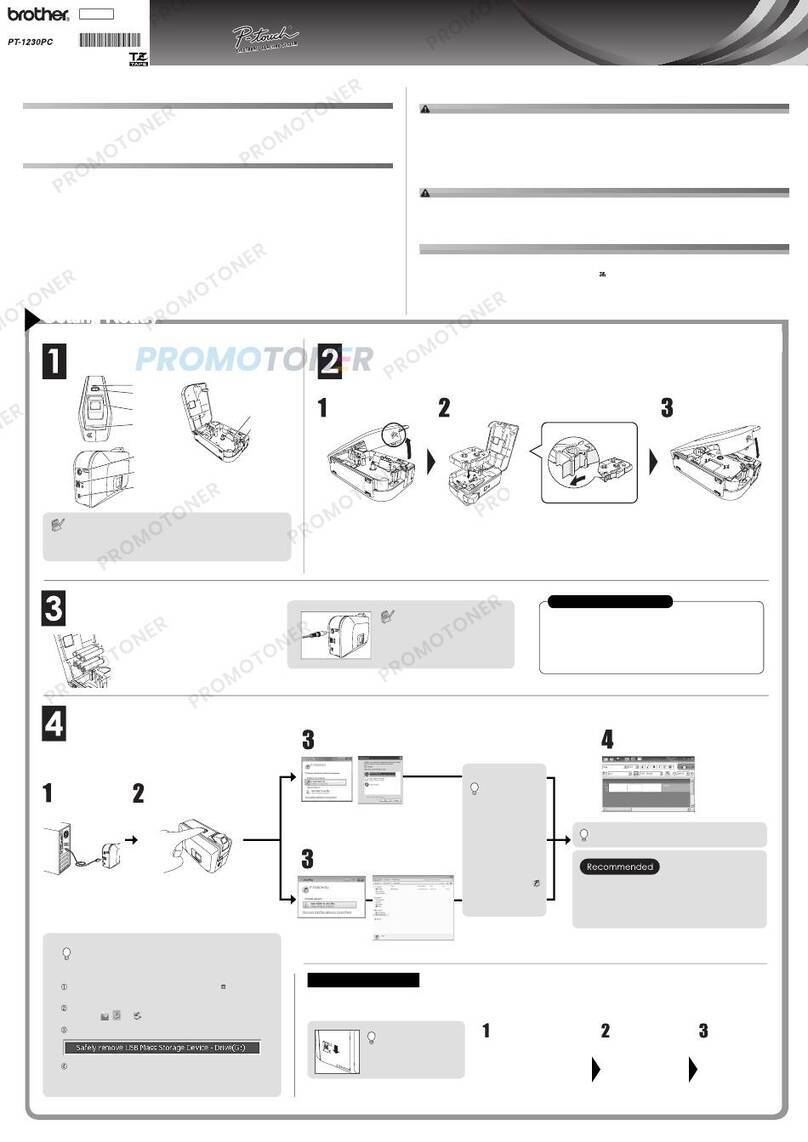 Brother P-TOUCH PT-1230PC user guide
