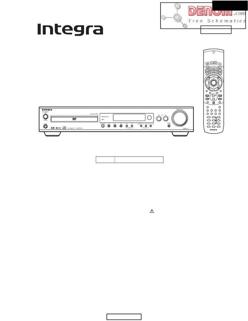 Integra DSR-7.3 User manual