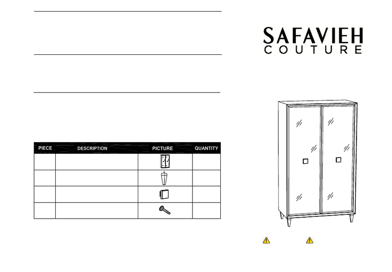 SAFAVIEH COUTURE Arcelia SFV3544A manual