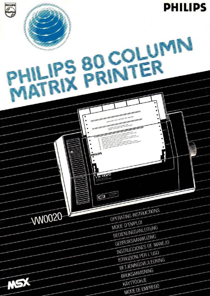 Philips MSX VW0020 User manual