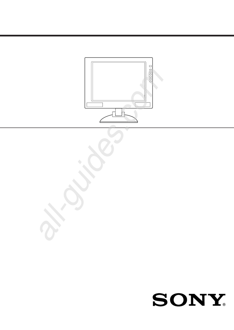 Sony Multiscan SDM-M51 User manual