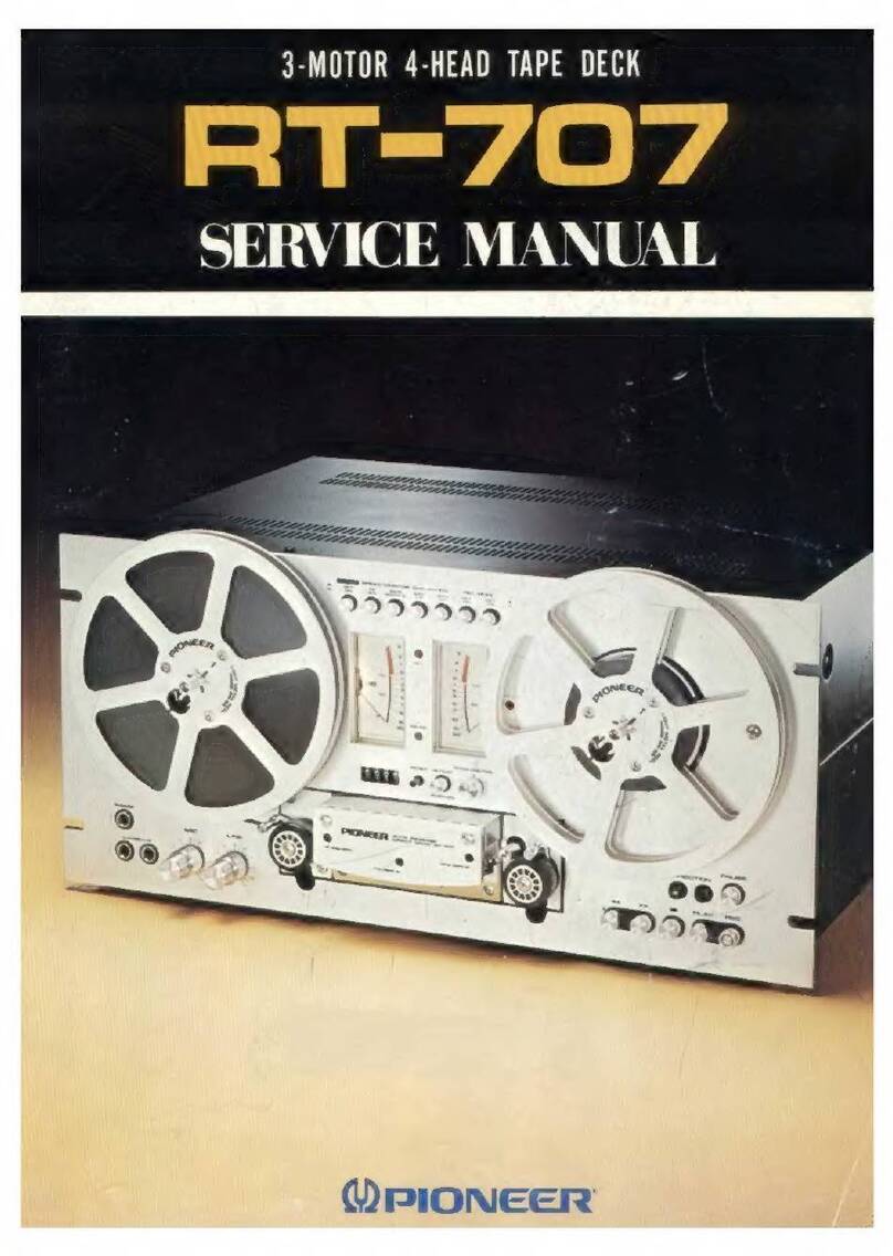Pioneer RT-707 User manual